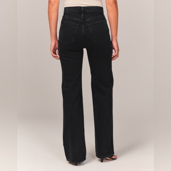 Abercrombie and Fitch the 90s relaxed high Rise size 24/00s curve love - Picture 6 of 14